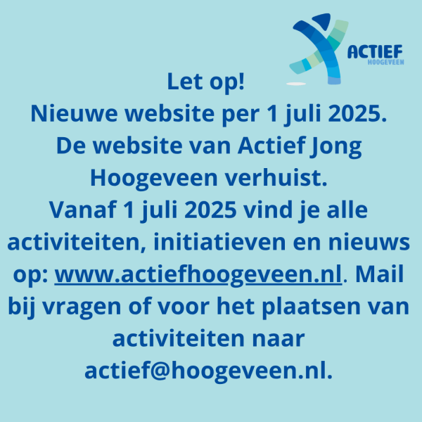 Actief Jong Hoogeveen wordt Actief Hoogeveen