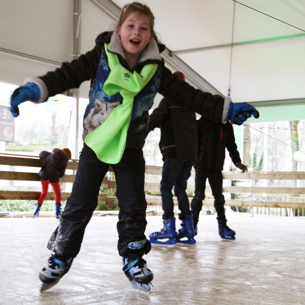 Jong Erfschutters gaan Schaatsen