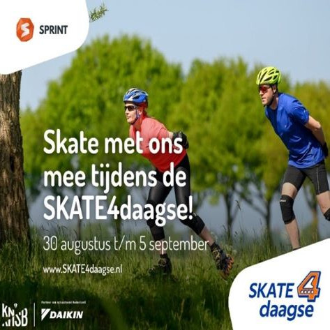 Skate4daagse 2023 - 12 t/m 16 juni