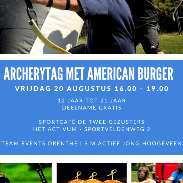 Archery Tag met American Hamburger