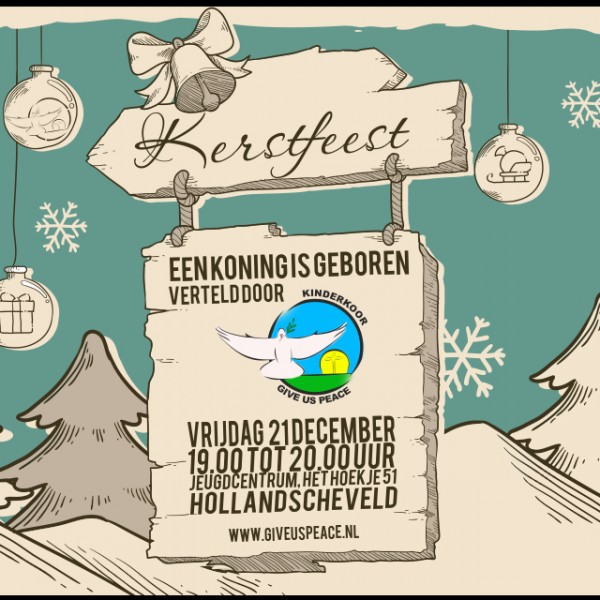 Kerstfeest met Kinderkoor Give us Peace