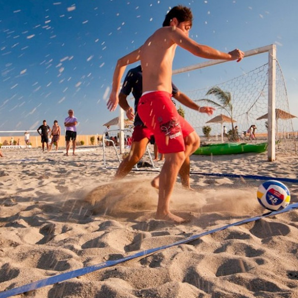 Beachspelen en wraps maken